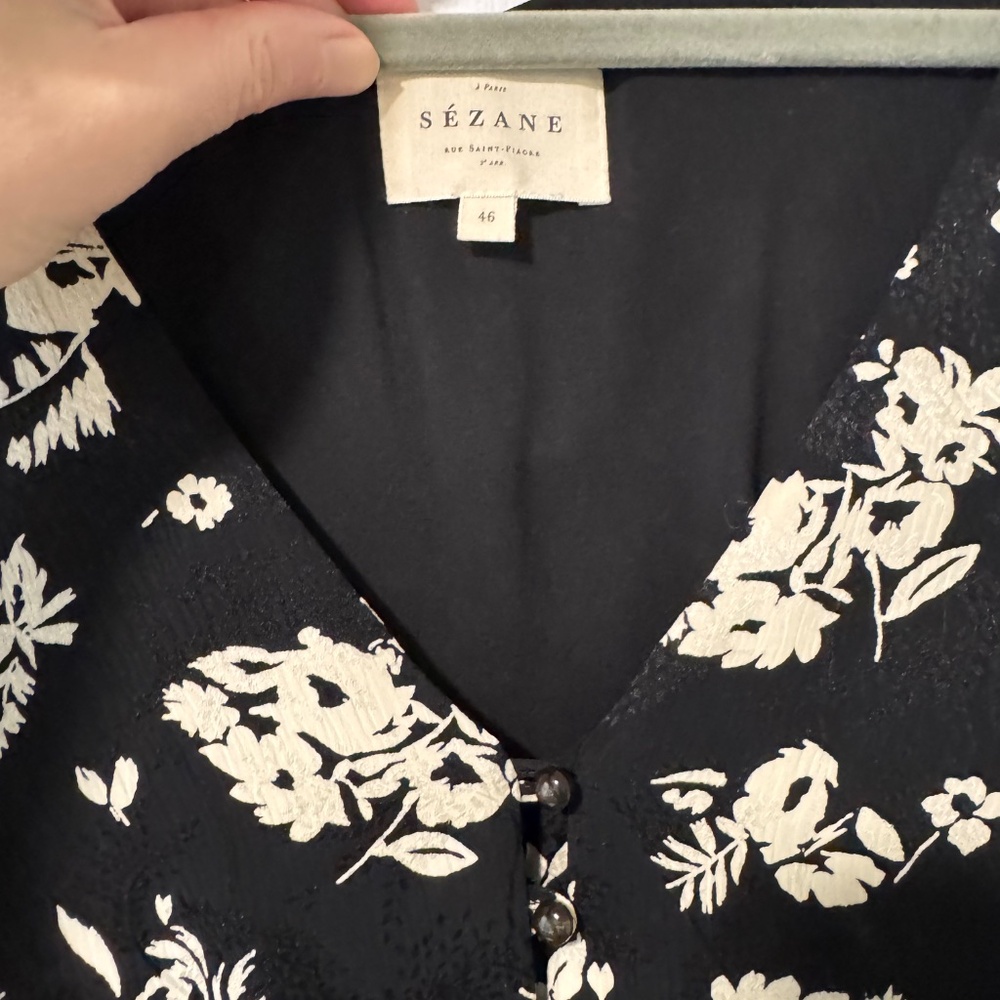 Sézane Estella dress size 46 (14) - Picture 3 of 8